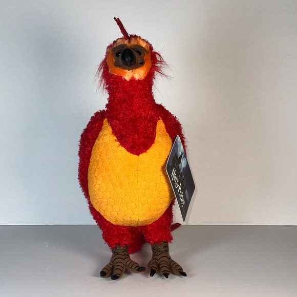 Harry Potter The Noble Collection 12" Fawkes‎ Plush NWT - Picture 7 of 9